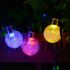 Solar Cristal Balls Fairy String 30 LED Party Decoration Lights