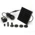 7V 1.12W Compact Solar Pond Fountain Water Pump for Garden Decoration Solar Water Pumps