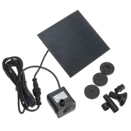Outdoor 7V 1.2W Solar Water Feature with submersible Water Pump for Garden Pond Solar Water Pumps