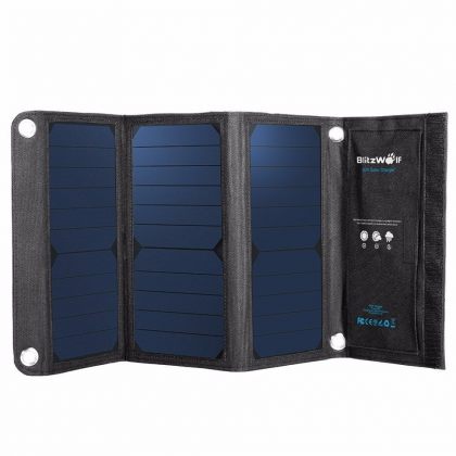 BlitzWolf 20W Foldable Portable Solar panel Charger
