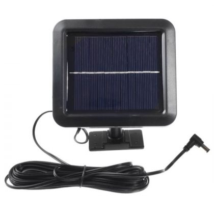Ultra-Bright 56 LED Solar Flood Light with Security PIR motion sensor and wall mount