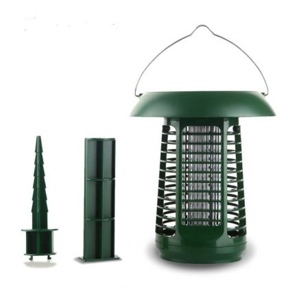 Solar bug zapper 2 in 1 outdoor LED Mosquito Killer Lamp Home