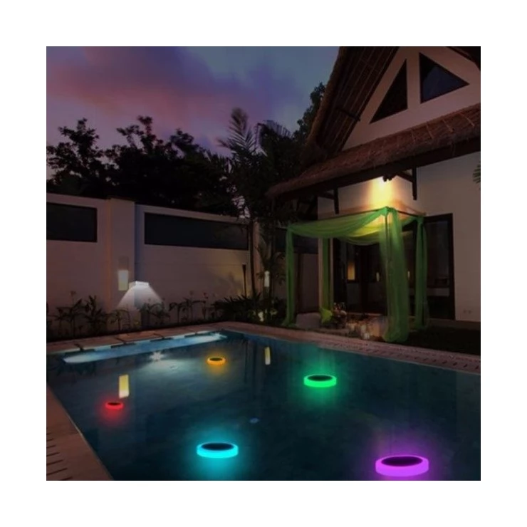 Colourful LED Solar Floating Light for Pool, Pond, Garden with Remote