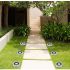 Set of Stainless Steel Buried 1W Bright Solar Path Light for Deck Garden Lawn