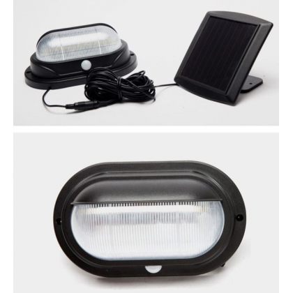 Outdoor 10 LED Solar PIR Sensor Wall Light with DIM Lighting mode