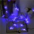 Snowflakes 20 LED Solar Christmas Lights Tree Decoration Fairy String