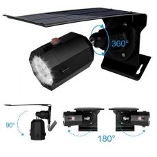 Outdoor 10 LED Security Solar Powered Spotlight with Motion Sensor