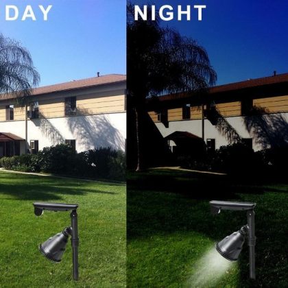 Bright 18 LED Solar Powered Spotlight for outdoor with Motion Sensor