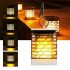 Outdoor 75 LED Solar Flame Lantern - Hanging Light Garden Decoration