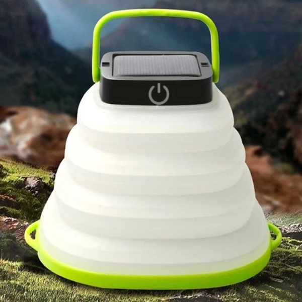 Waterproof Portable Foldable Solar Camping Lantern Light with USB
