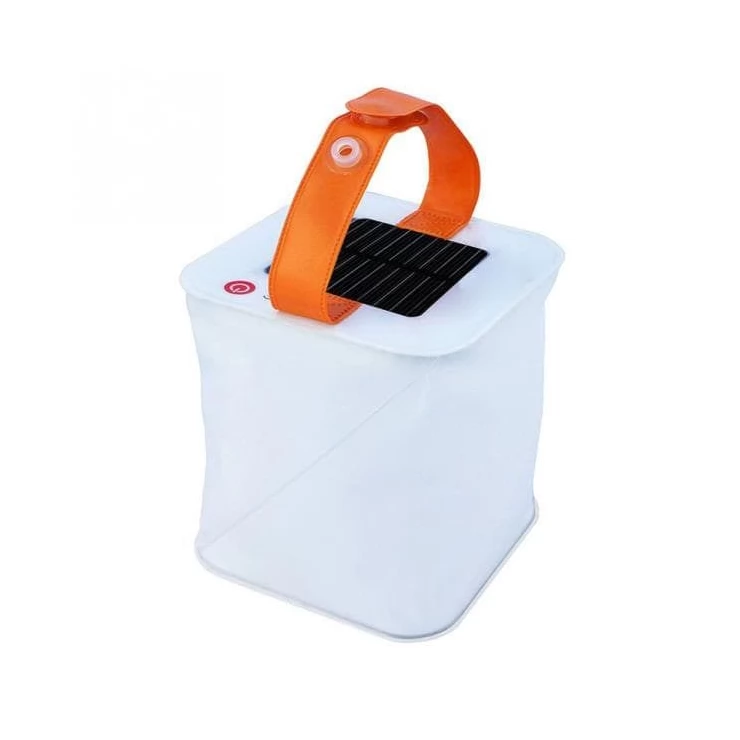 Solar powered outlet inflatable lantern