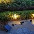 Twin 6W LED Solar Landscape Garden Spotlight for Outdoor Decoration