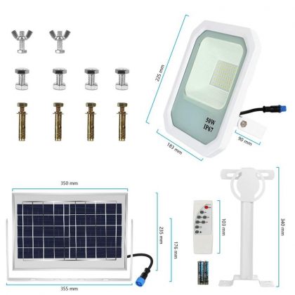 Solar Street Flood Light Commercial Grade High Power LED 60W 120W 150W