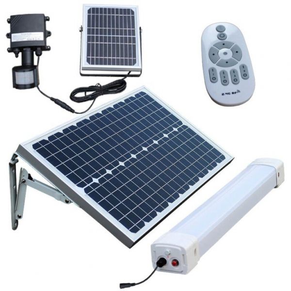 remote solar panel for landscape lighting