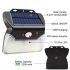 Outdoor Security Solar Sensor Wall Light 110 LED 3 Lighting Modes