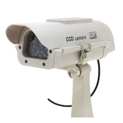 Solar Security Imitation CCTV Camera with Blinking Red LED