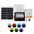 Bright Colour Changing Solar Landscape Flood Lights 50W 100W with Remote