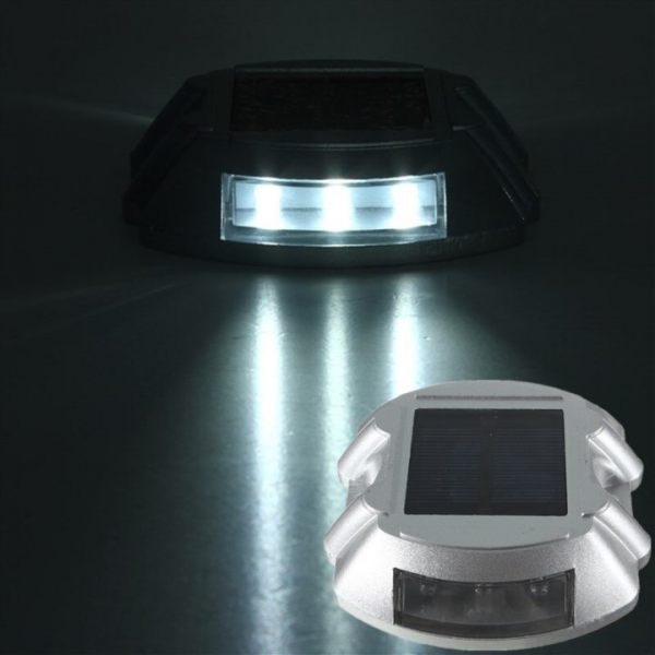 Heavy Duty Solar Road Stud Lights Safety Traffic Markers LED