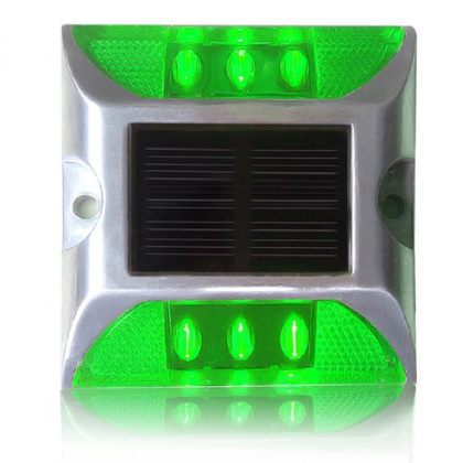Durable Solar Traffic Lights Outdoor Stud Road Safety Markers 6 LED