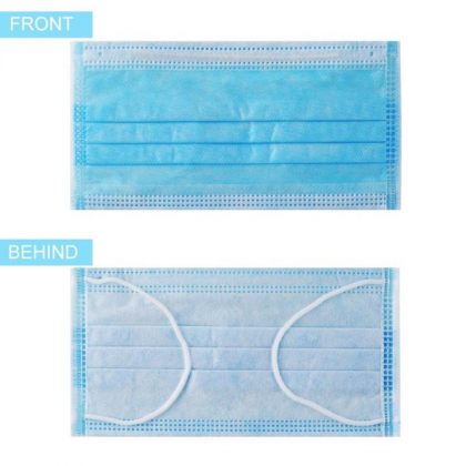 FREE Medical Disposable Mask 3-Layes Blue with Earloops 10pcs Kit