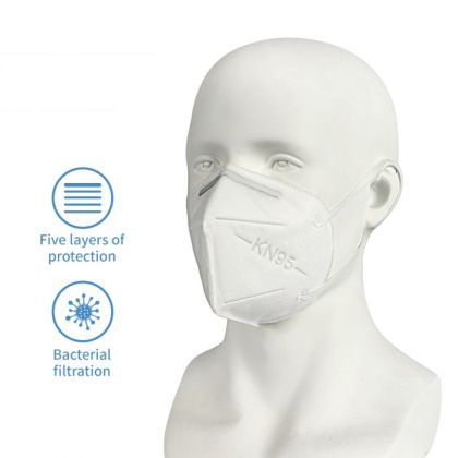 Free Medical Disposable Mask KN95 White High Filtration Technology Kit
