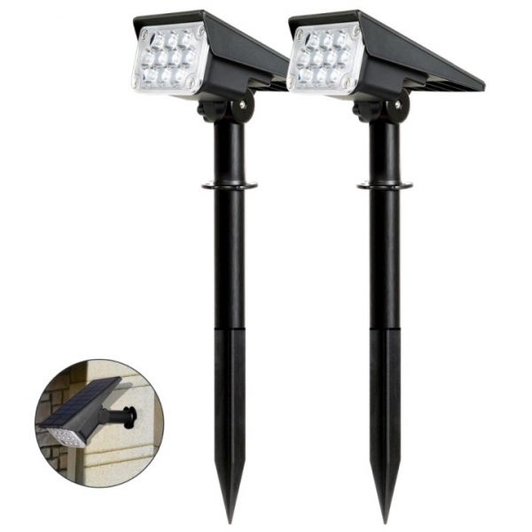 Bright 20 Led Solar Path Spot Light For Garden Landscape Decoration