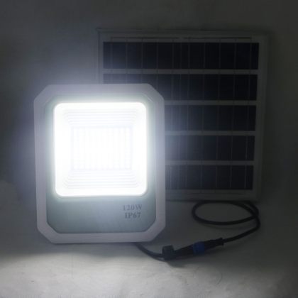 Solar Street Flood Light Commercial Grade High Power Bright LED Lamp