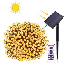 Outdoor Bright Solar Fairy Lights String 500 LED With Remote Control