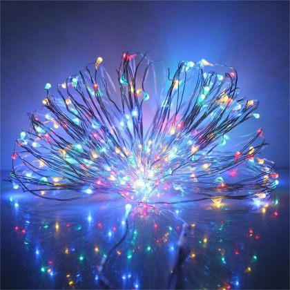 Copper Wire Solar Fairy Lights LED String Bright Christmas Decoration