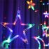 Solar Christmas String Lights LED Stars Outdoor Garland Decoration