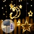 Solar Christmas String Lights LED Stars Outdoor Garland Decoration