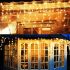 Solar Icicle Lights LED Curtain Christmas Decoration String Garland