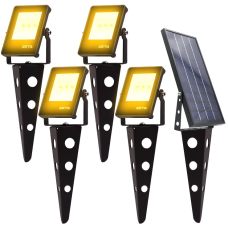 Outdoor Solar Garden Light 4-in-1 LED Spotlights Landscape Decoration