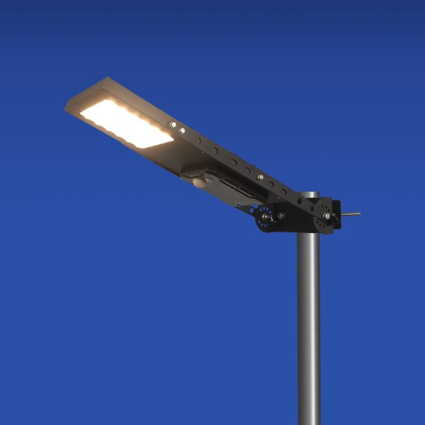 Outdoor Bright 12W 24W LED Solar Pole Wall Street Light Sensor Lamp