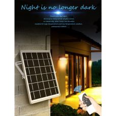 Bright Solar Shed Light PIR Sensor Pull Cord Indoor LED Lamp