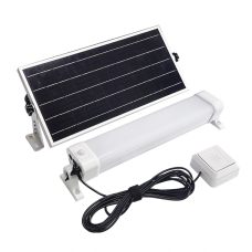 Ultimate LED Solar Batten Light With PIR Sensor Wall Switch Extension