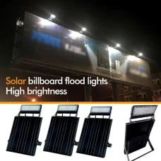 Powerful Solar Billboard Flood Light Advertising LED Sign Wall Washer