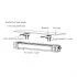 Solar Batten (Tri-Proof) Light 30W Tube with Motion Sensor Remote Control