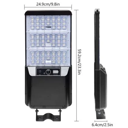 Ultra-Bright Integrated Solar Street Parking Lot Sensor Light Dual CCT