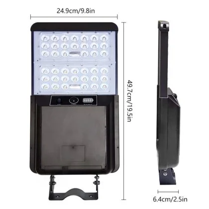 Ultra-Bright Integrated Solar Street Parking Lot Sensor Light Dual CCT