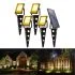 Outdoor Solar Garden Light 4-in1 LED Spotlights Landscape Decoration