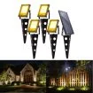 Outdoor Solar Garden Light 4-in-1 LED Spotlights Landscape Decoration