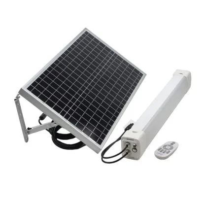 Tri-Proof 30W LED Solar Batten Light Universal 8 Modes Motion Sensor