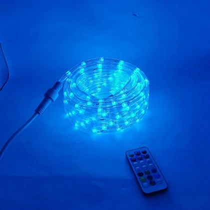 Commercial-Grade Solar Rope Lights - Outdoor Multicolour RGB LED Tube