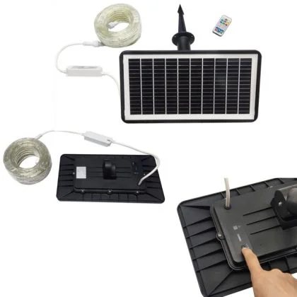 Commercial-Grade Solar Rope Lights - Outdoor Multicolour RGB LED Tube