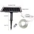 Commercial-Grade Solar Rope Lights - Outdoor Multicolour RGB LED Tube