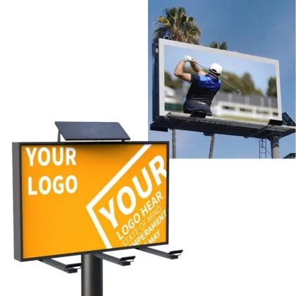 Commercial Solar Billboard Light - Powerful LED Advertising System