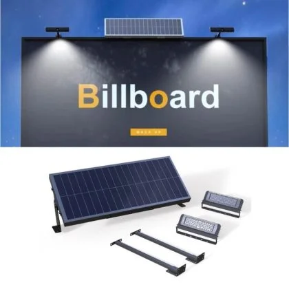 Commercial Solar Billboard Light - Powerful LED Advertising System