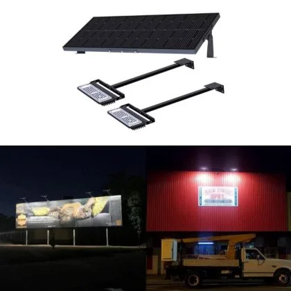 Commercial Solar Billboard Light - Powerful LED Advertising System