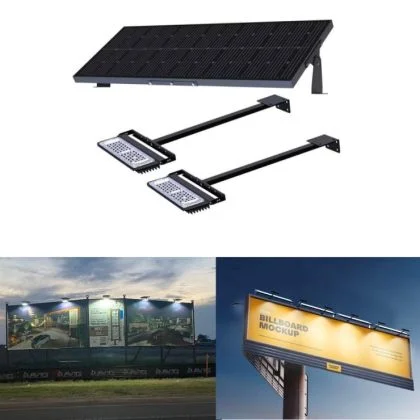 Commercial Solar Billboard Light - Powerful LED Advertising System
